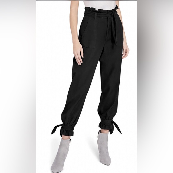 Alice and Olivia Liam Paper Bag Ankle Tie Pants - Picture 1 of 1